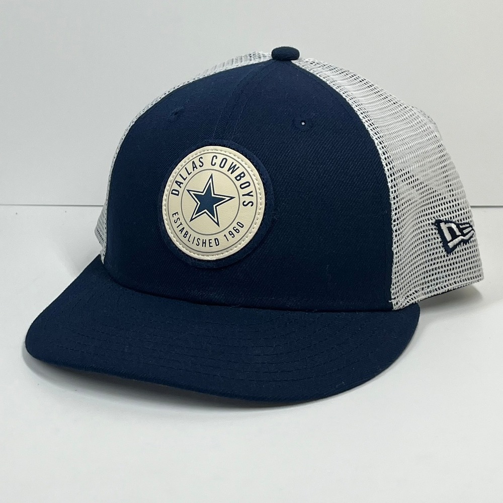 Dallas Cowboys New Era 9Fifty Hat Mens OSFM Navy White Mesh Snapback NFL Cap